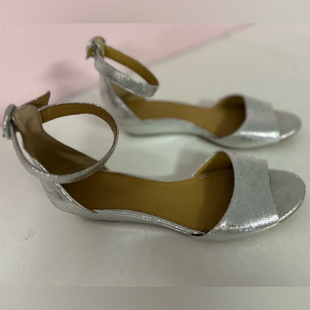 J. Crew Women's Silver Sandals